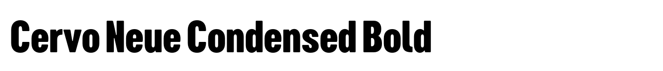 Cervo Neue Condensed Bold image